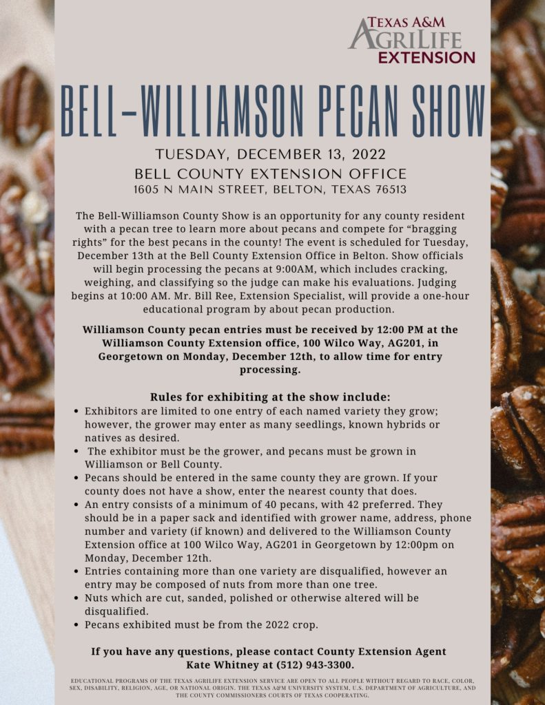 2022 Wilco Pecan Show Flyer JPEG