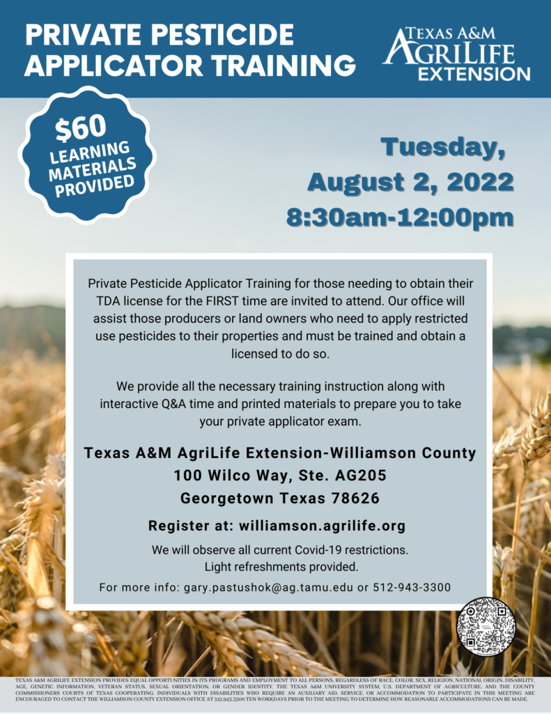 August Private Applicator Training (1)